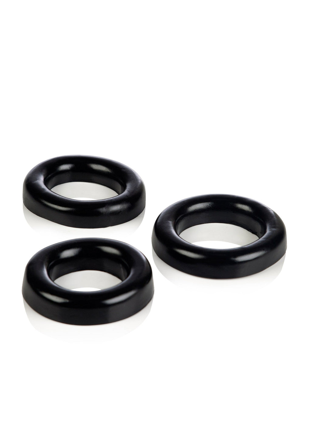 Set of 3 black COLT rings