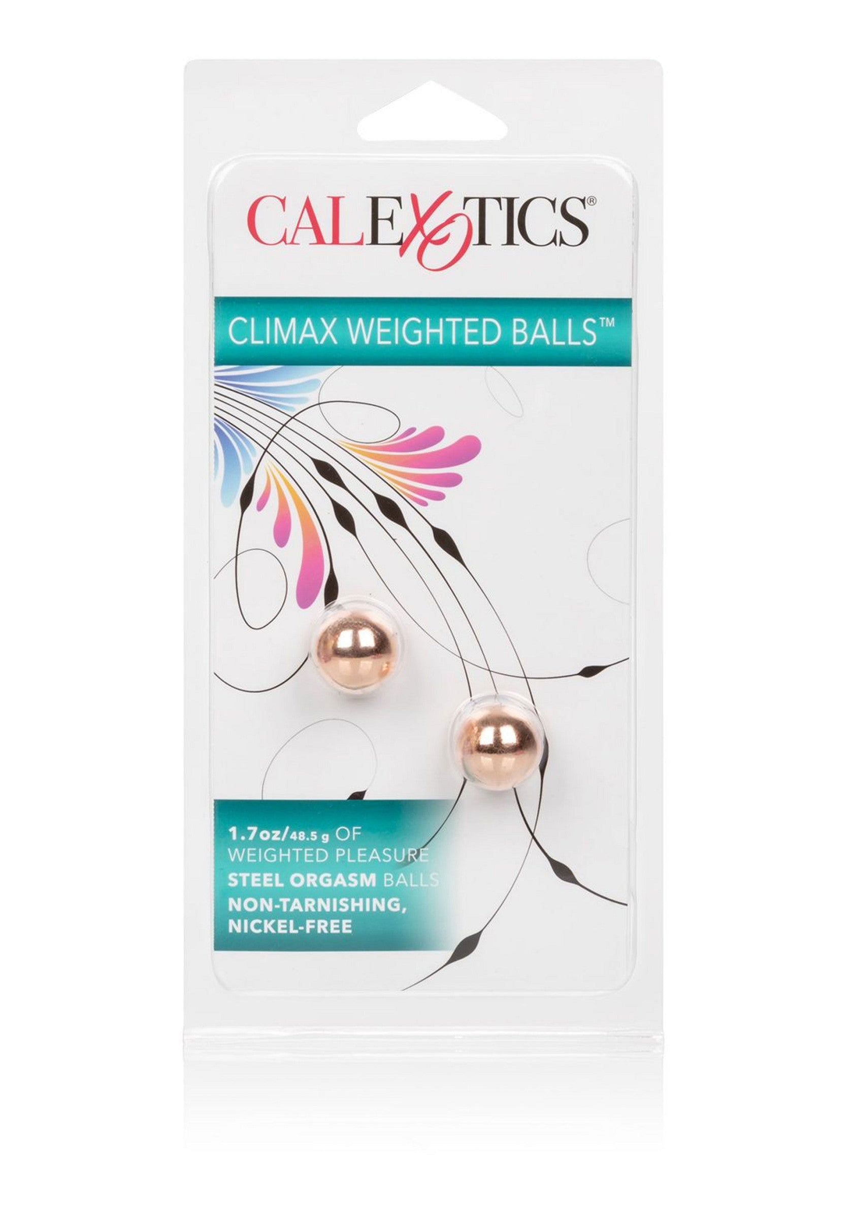 Climax Rose Gold Weighted Balls