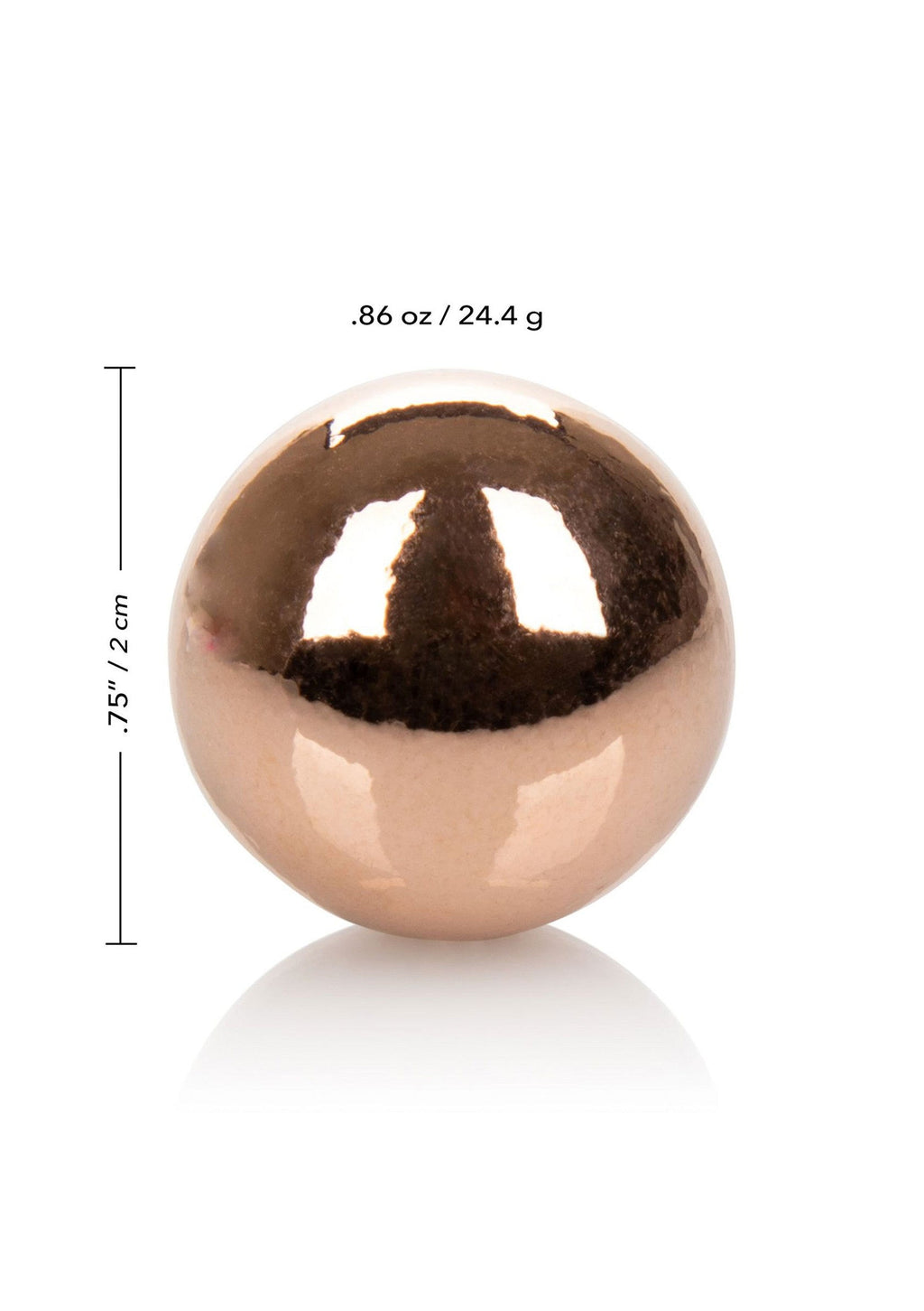 Climax Rose Gold Weighted Balls