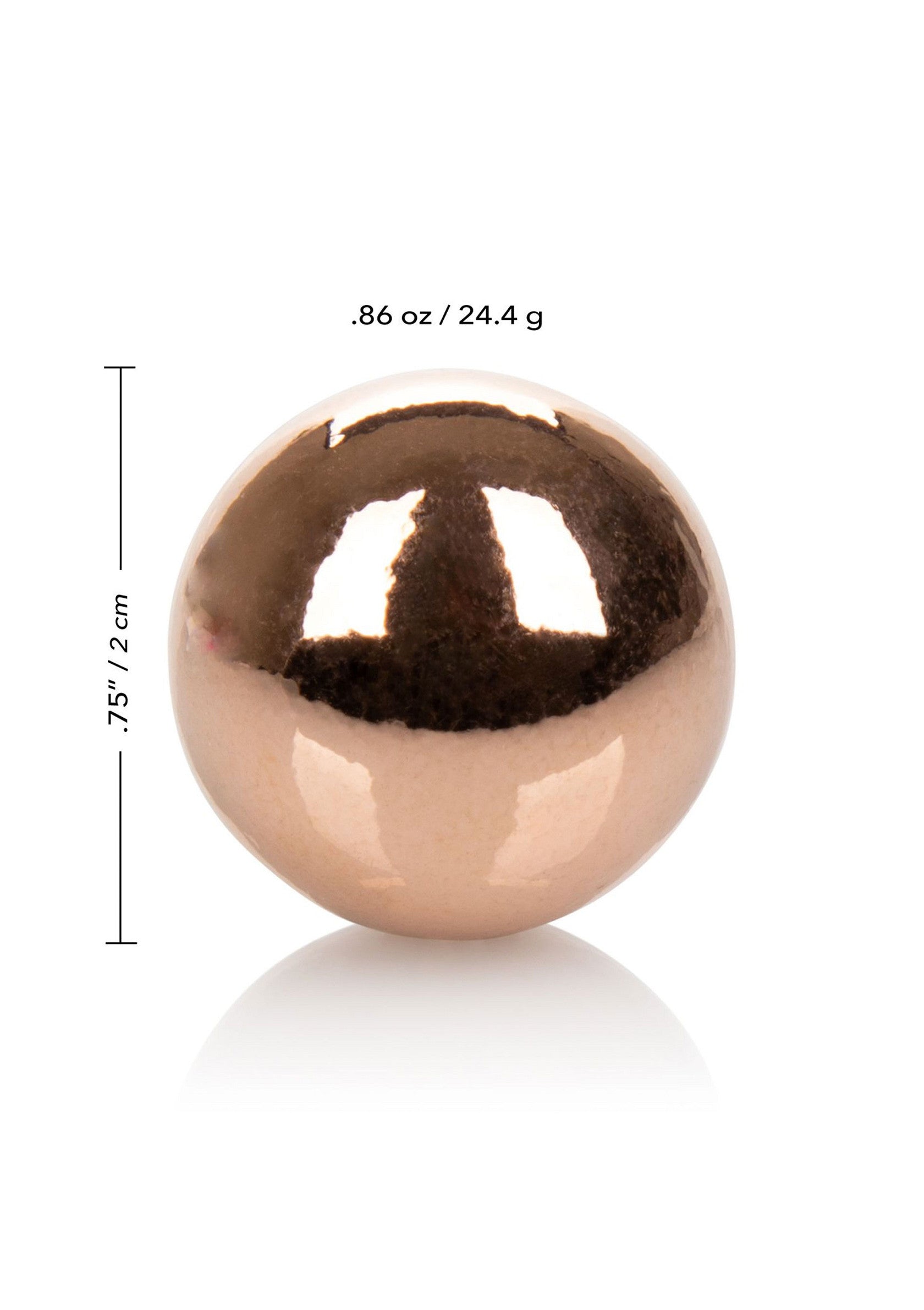 Climax Rose Gold Weighted Balls