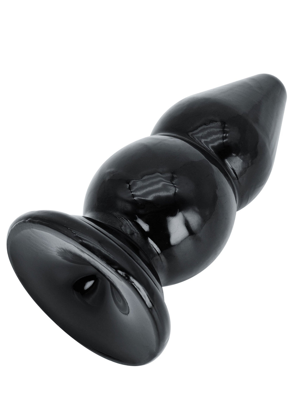 Large 17 cm black anal beads