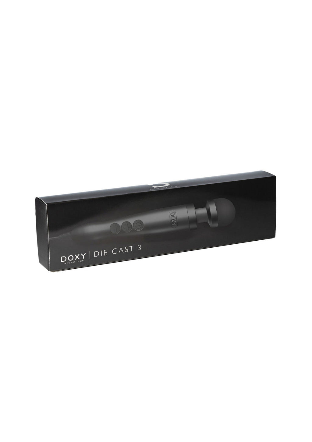 Compact Die Cast 3 matte black massager