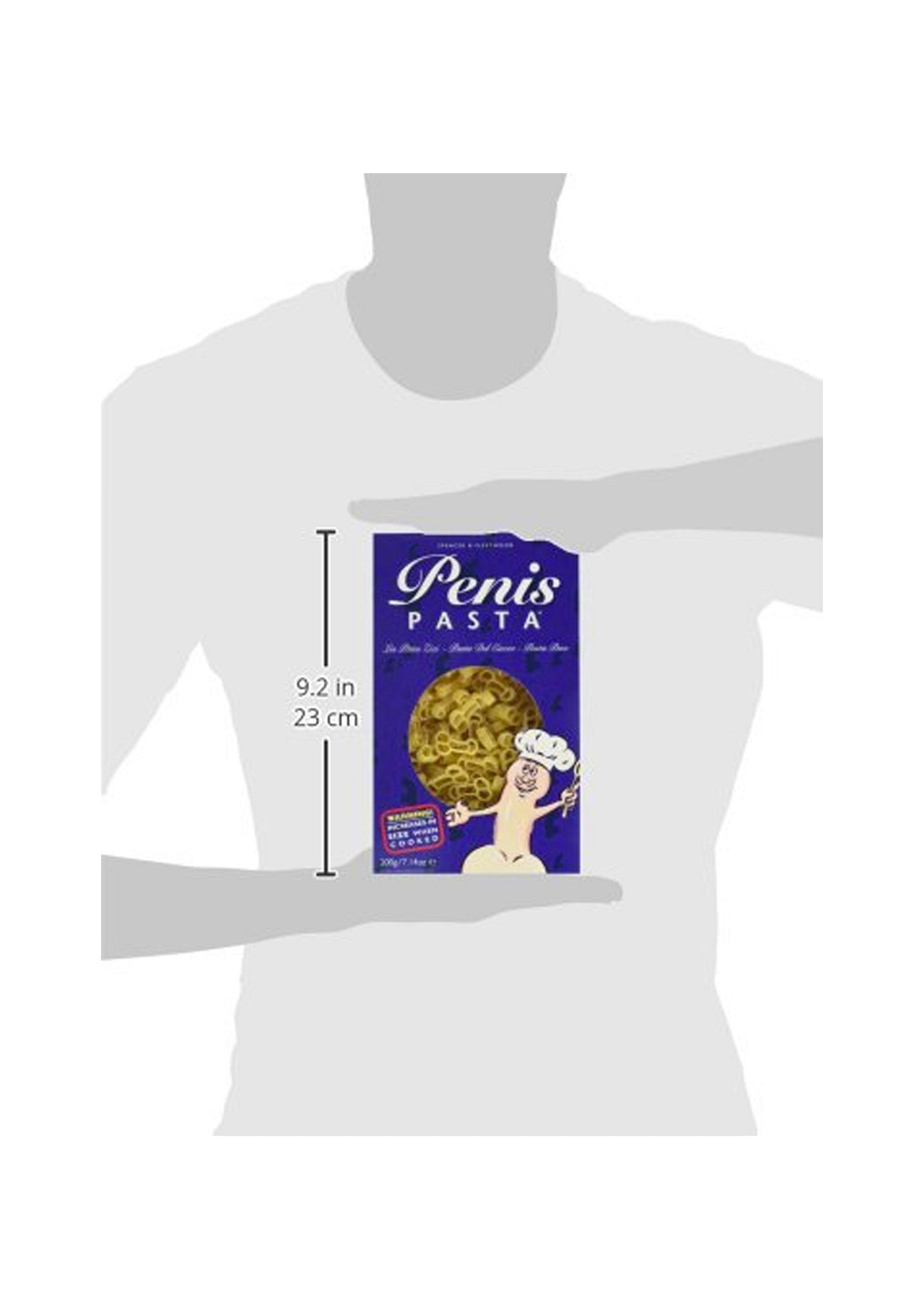 Penis-shaped pasta assortment