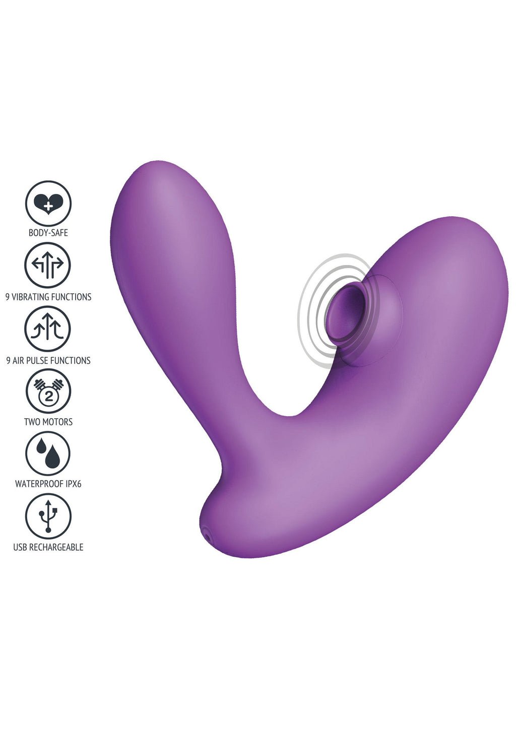 DuoVibe I purple air vibrator
