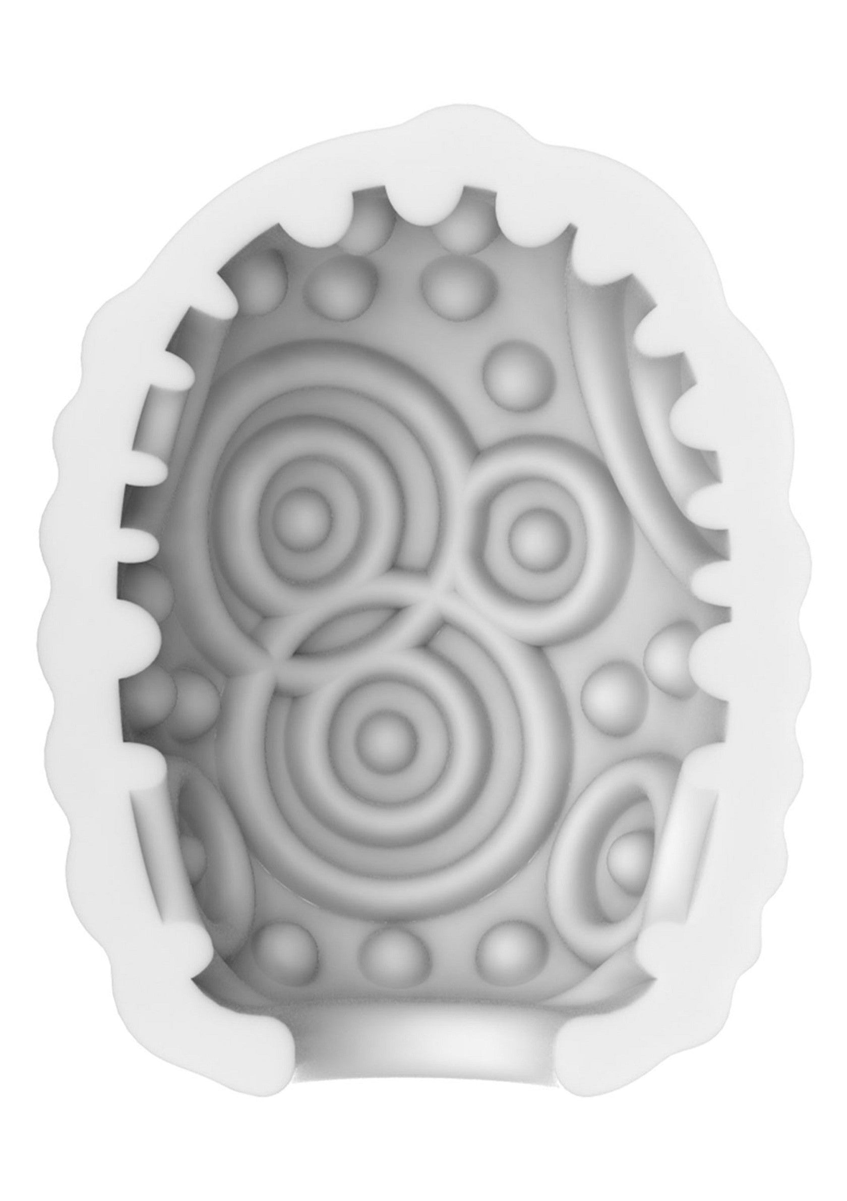 White Wave Mini Masturbator