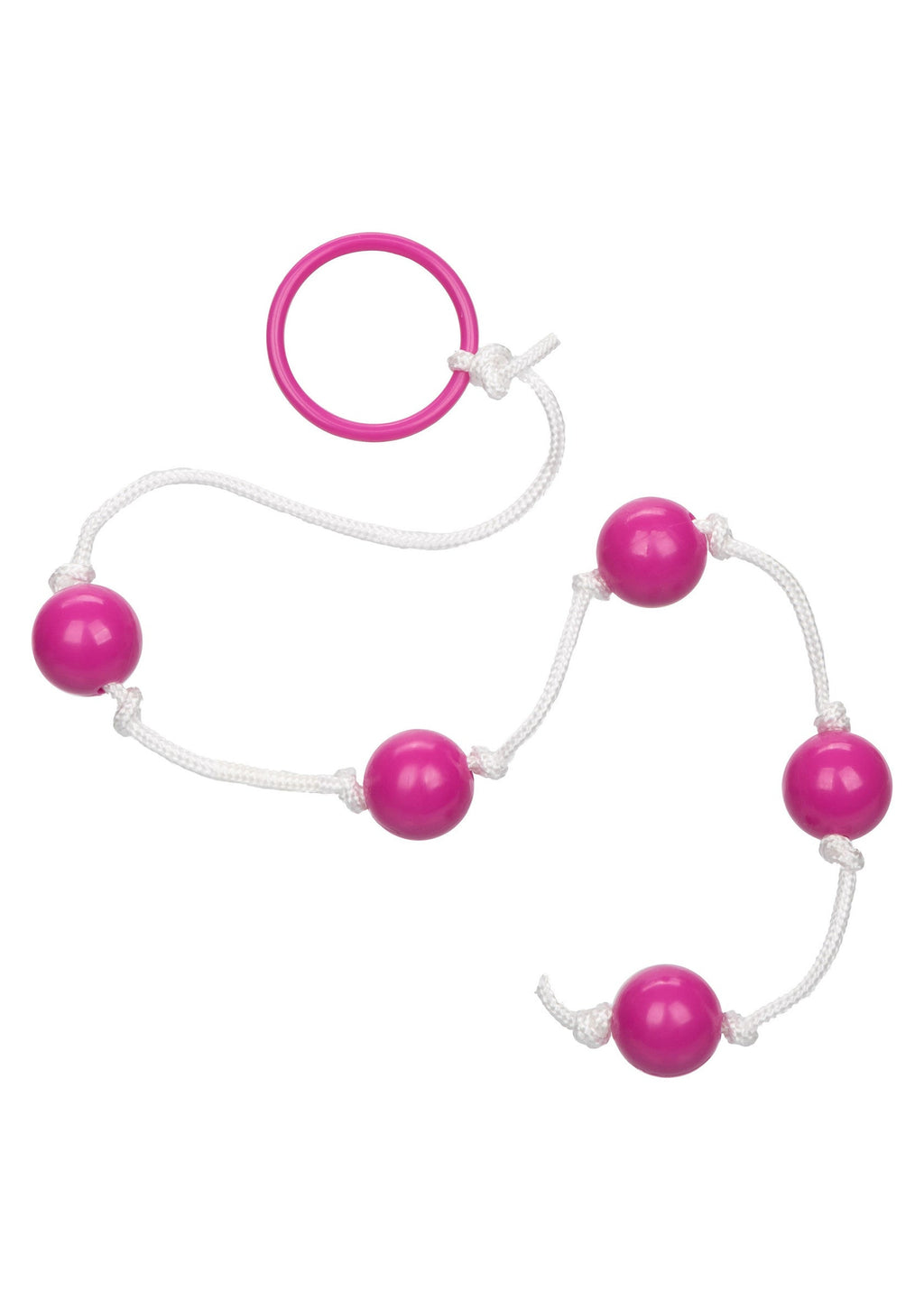 Small multi-colored anal beads