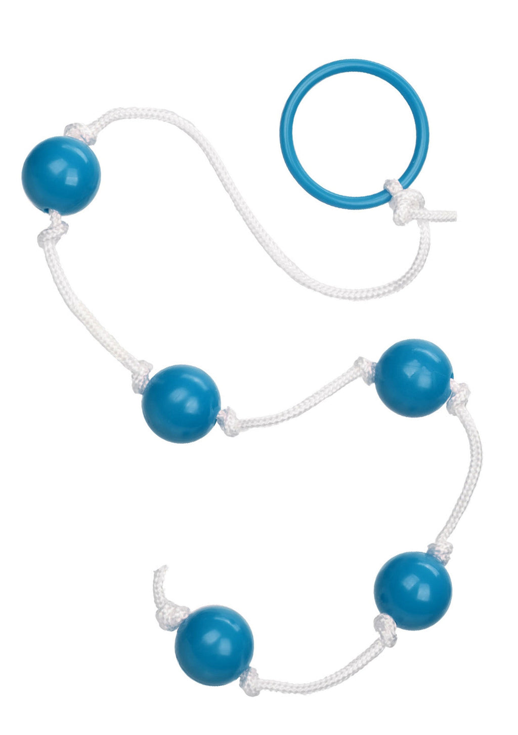 Small multi-colored anal beads