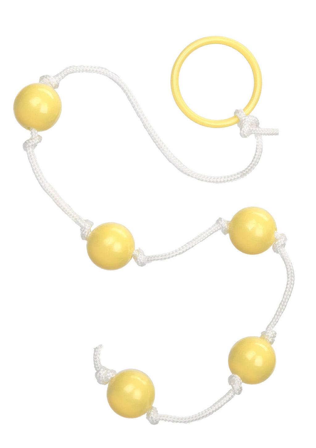 Small multi-colored anal beads
