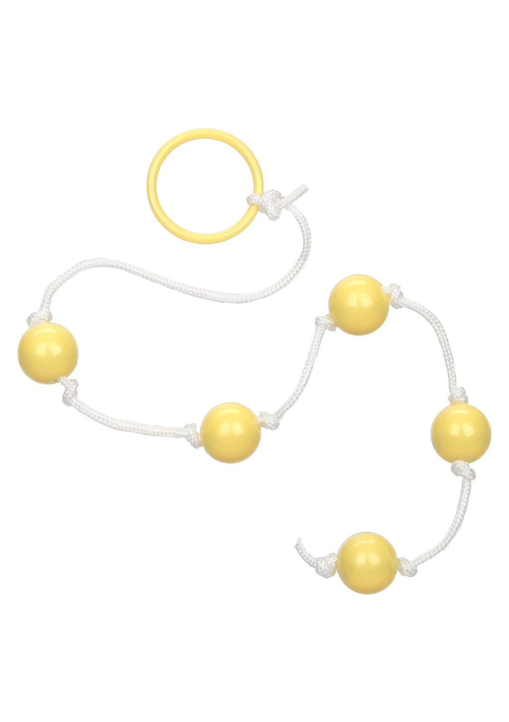 Small multi-colored anal beads