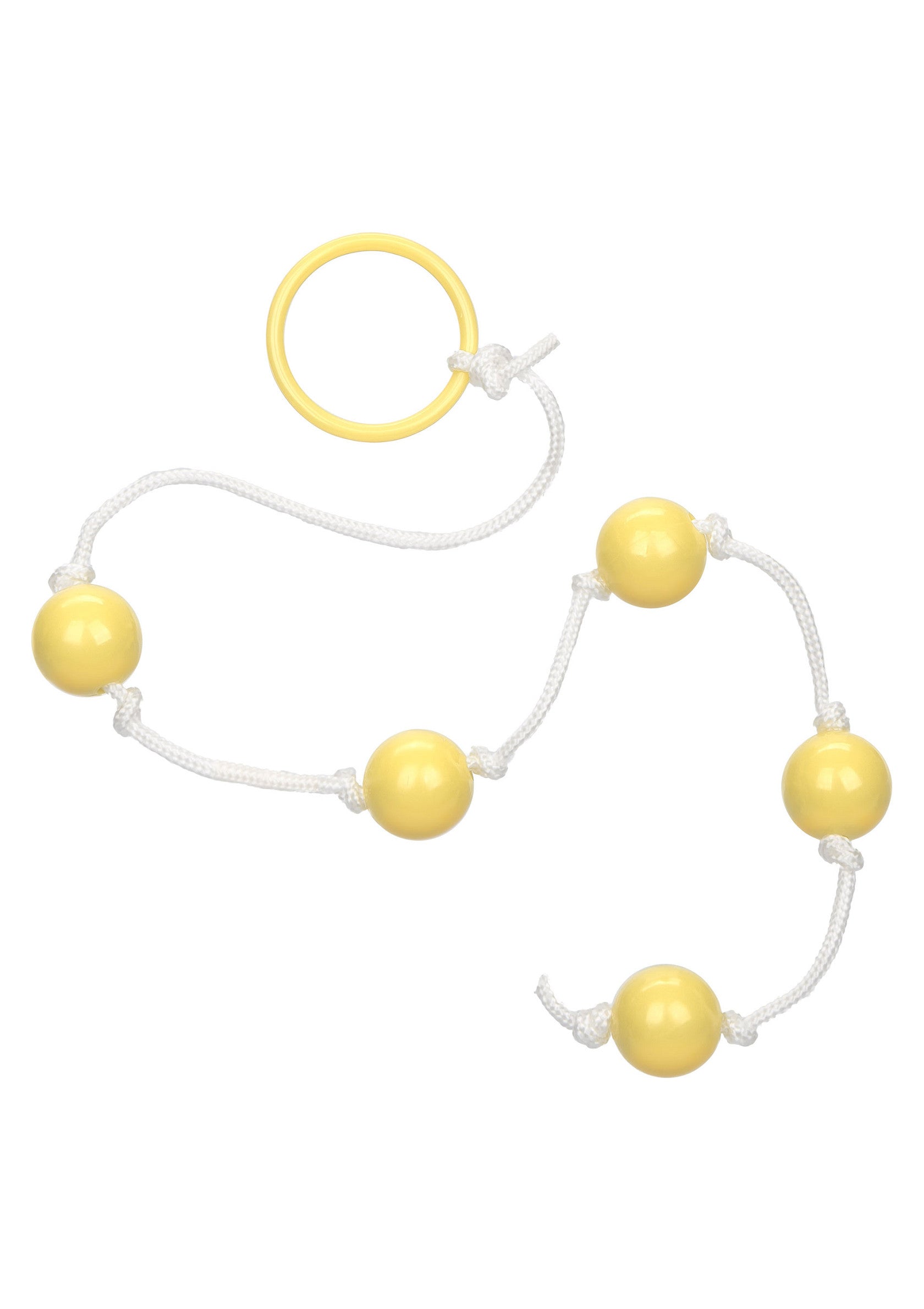 Small multi-colored anal beads