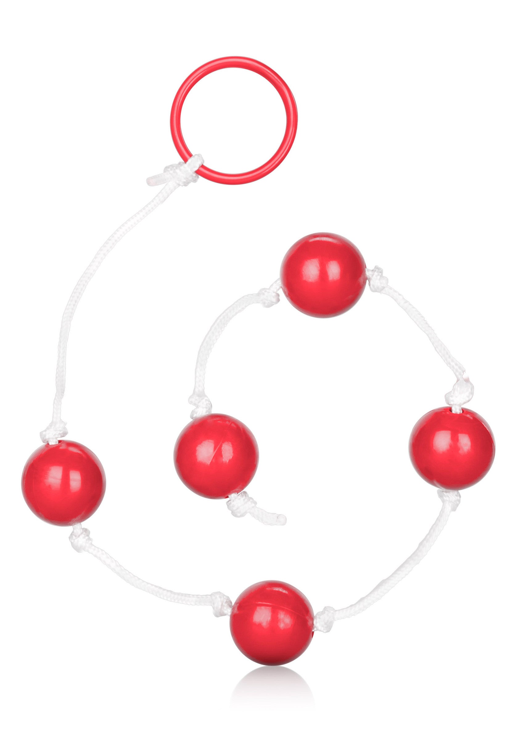 Medium red anal beads