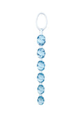 Blue Swirl pleasure beads