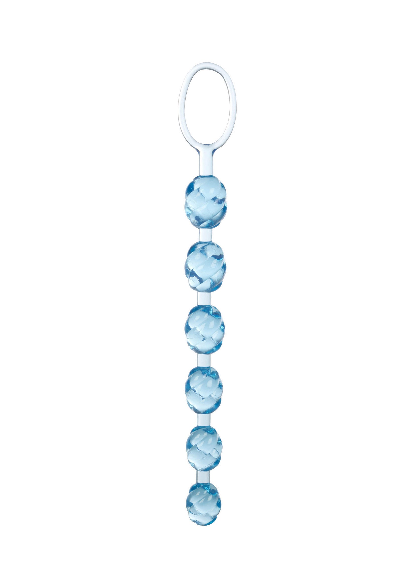 Blue Swirl pleasure beads