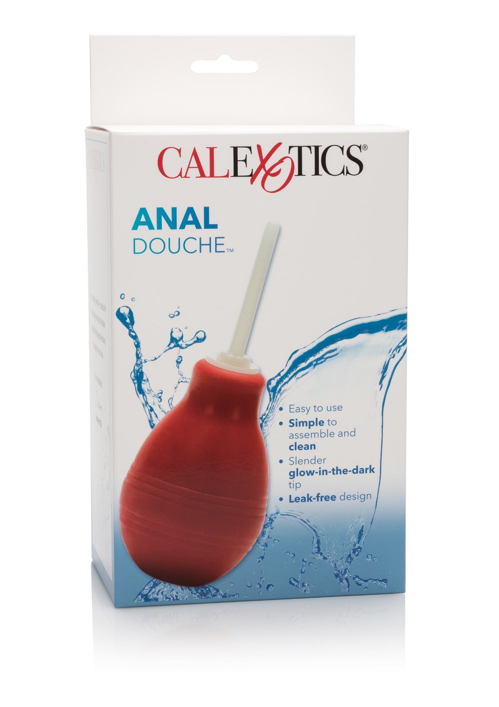 Red anal douche