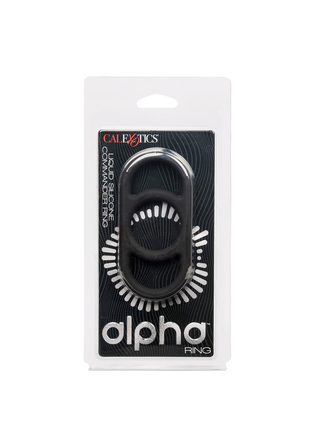 Black silicone Commander ring