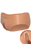 Open vagina slip with low waist