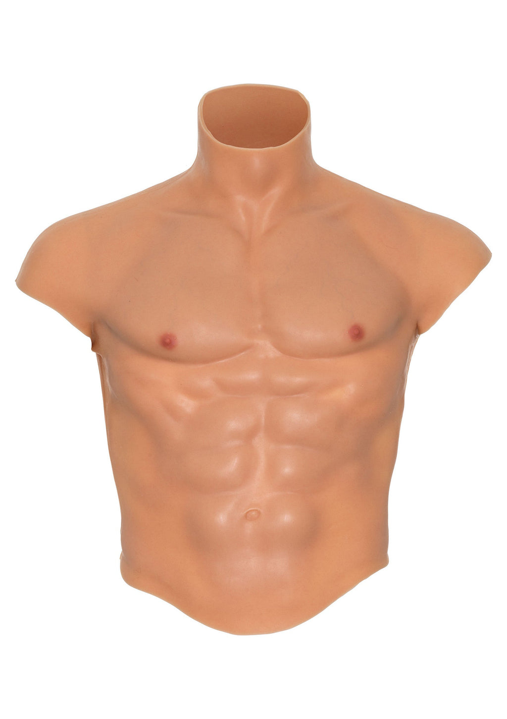 Silicone pectorals and abs for torso