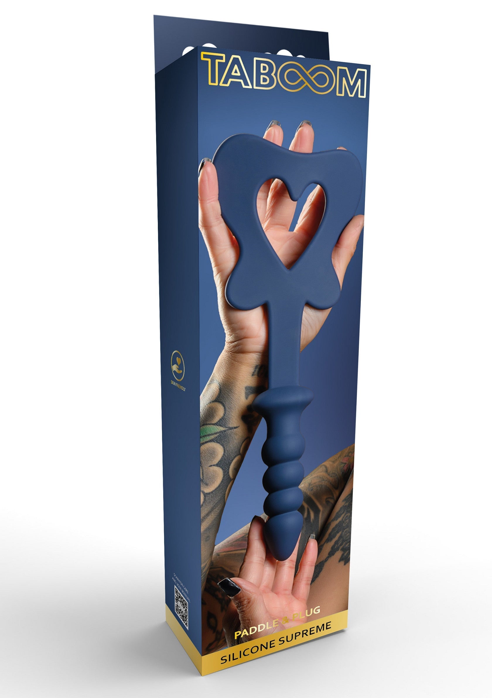 Blue silicone palette and stopper