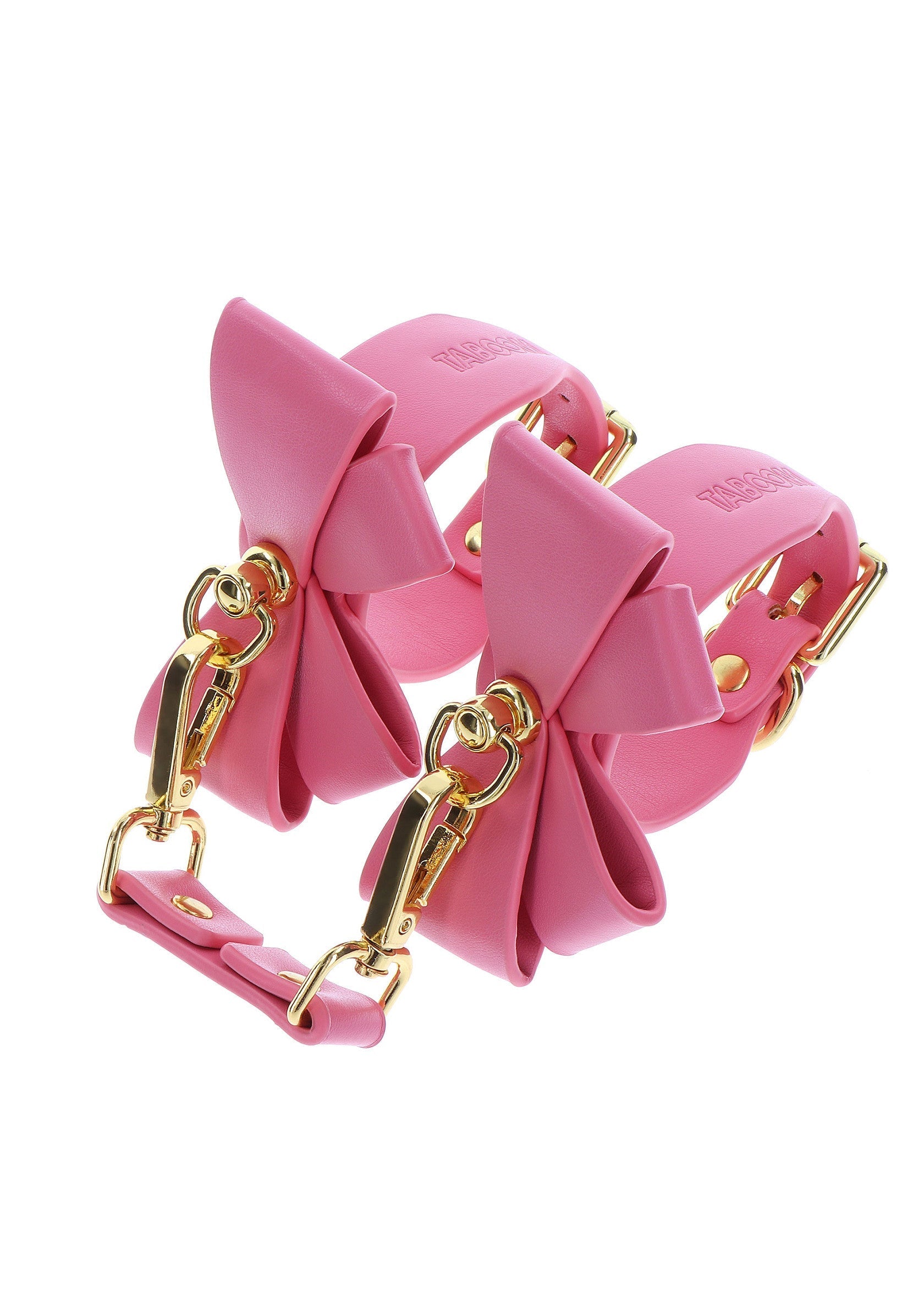 Pink ankle cuffs