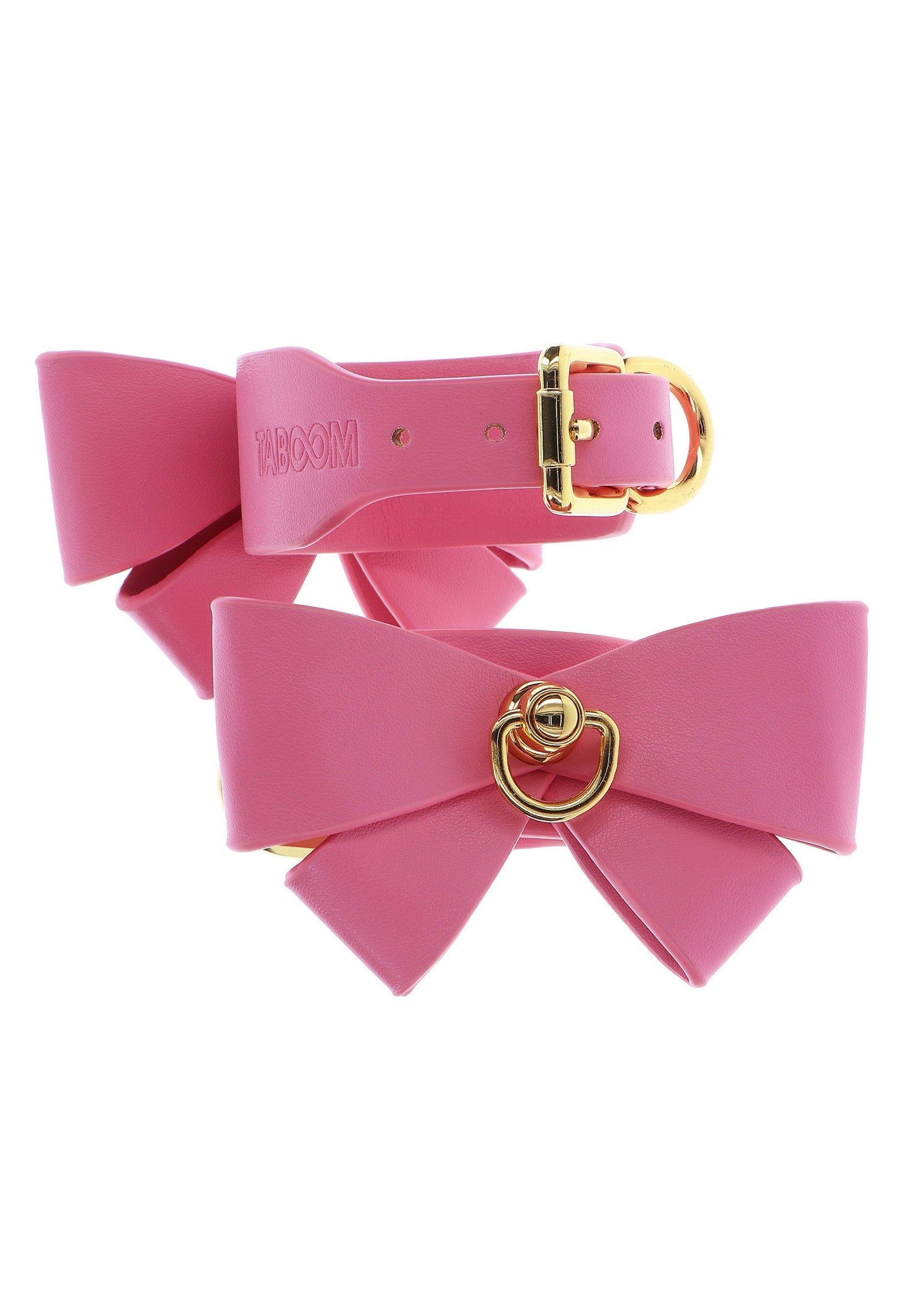 Pink ankle cuffs