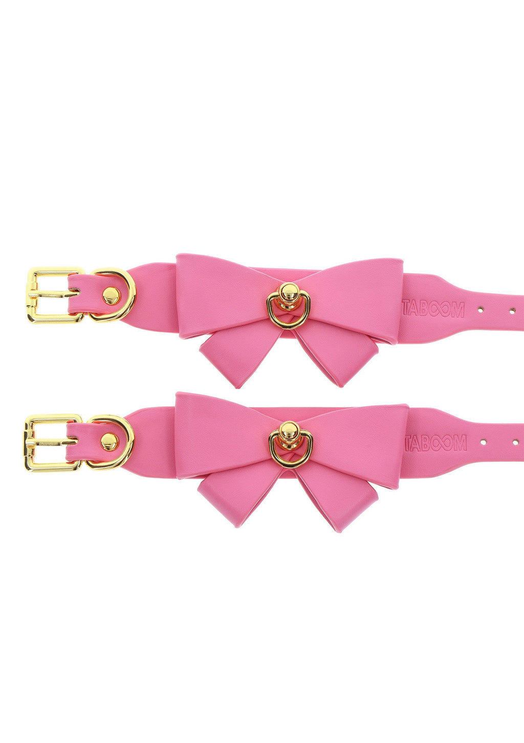 Pink ankle cuffs