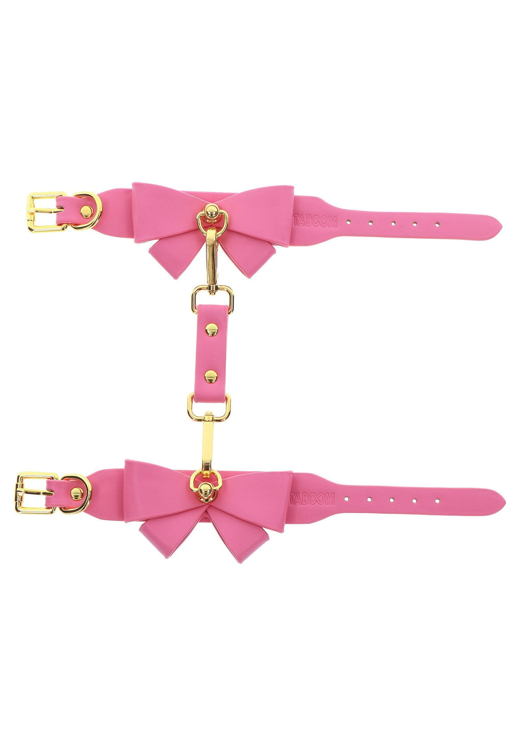 Pink ankle cuffs