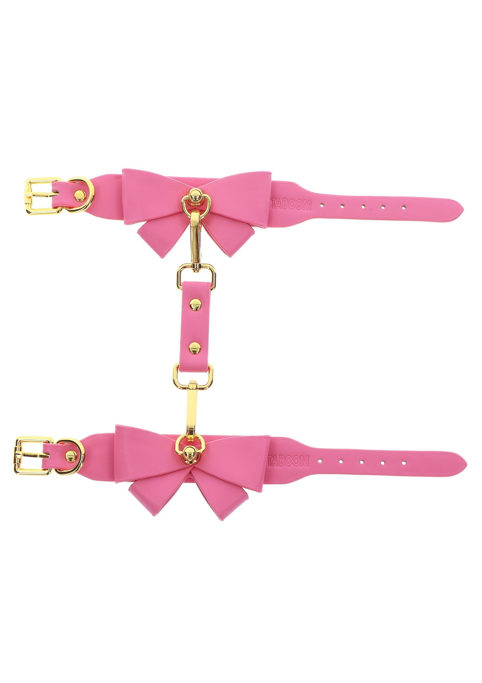 Pink ankle cuffs
