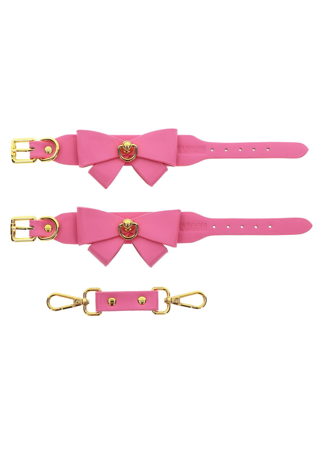 Pink ankle cuffs