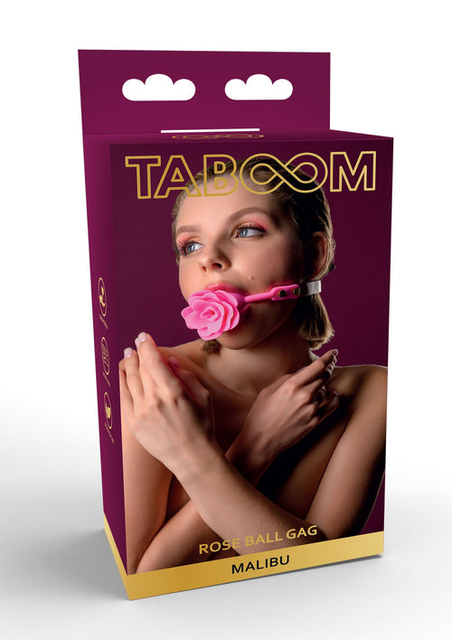Rose pink ball gag