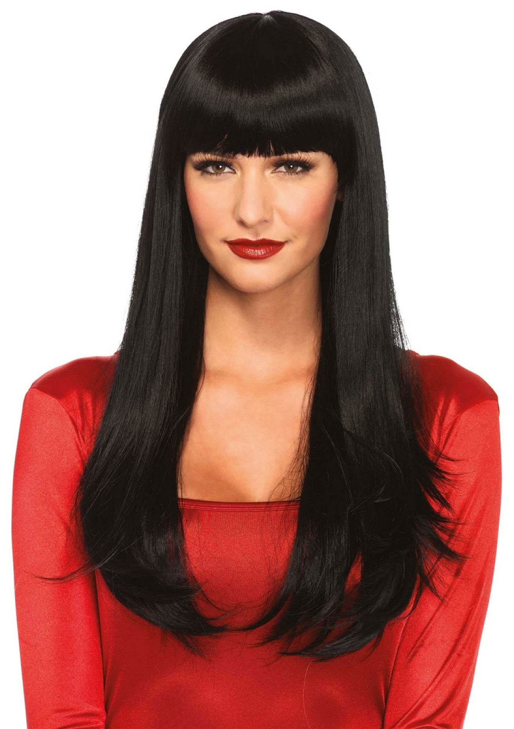 Bangin' Long Straight Black Wig