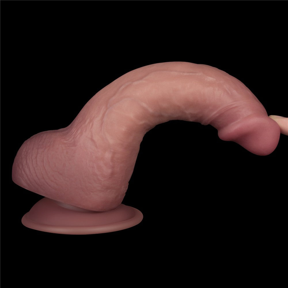 8.5" Dual-Density Vibrating Dildo