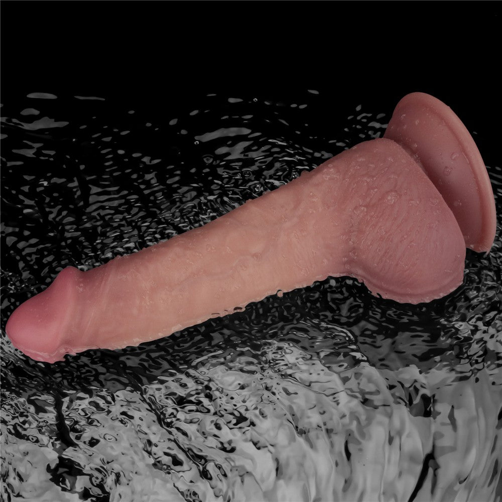 8.5" Dual-Density Vibrating Dildo