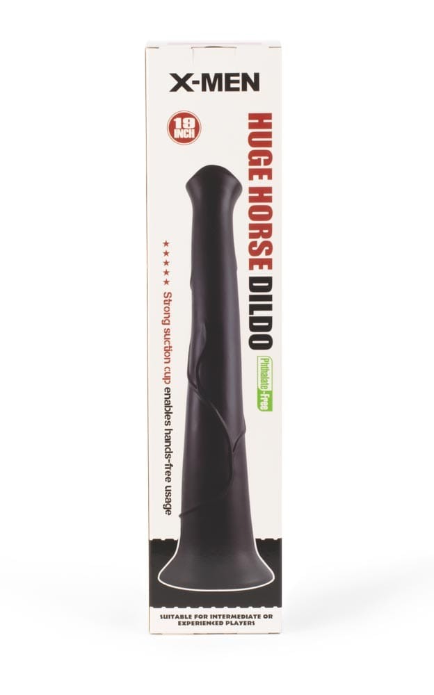 19-inch X-MEN horse-shaped flesh-colored huge dildo