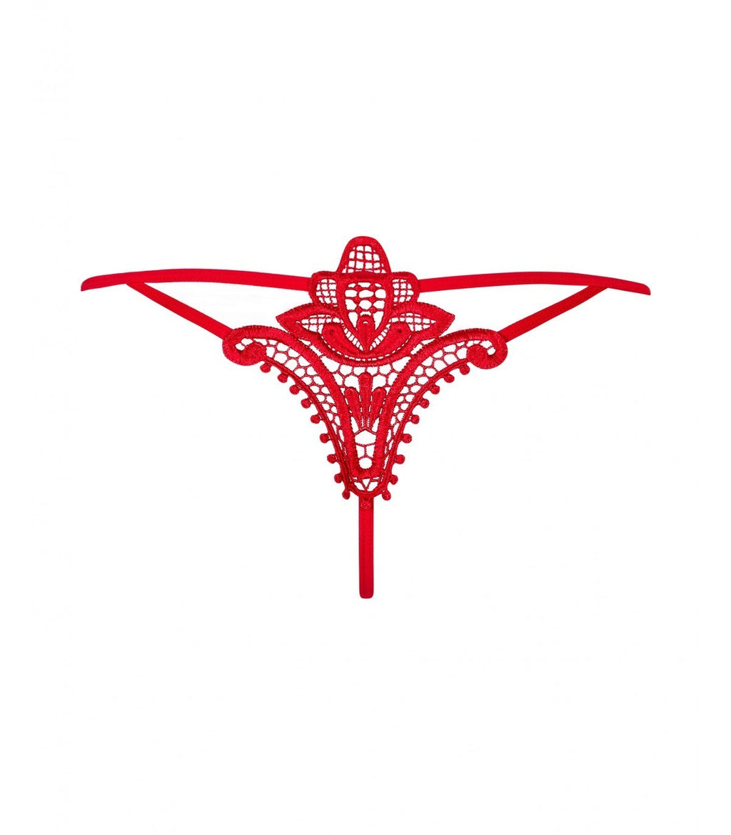 LUIZA RED THONG L/XL