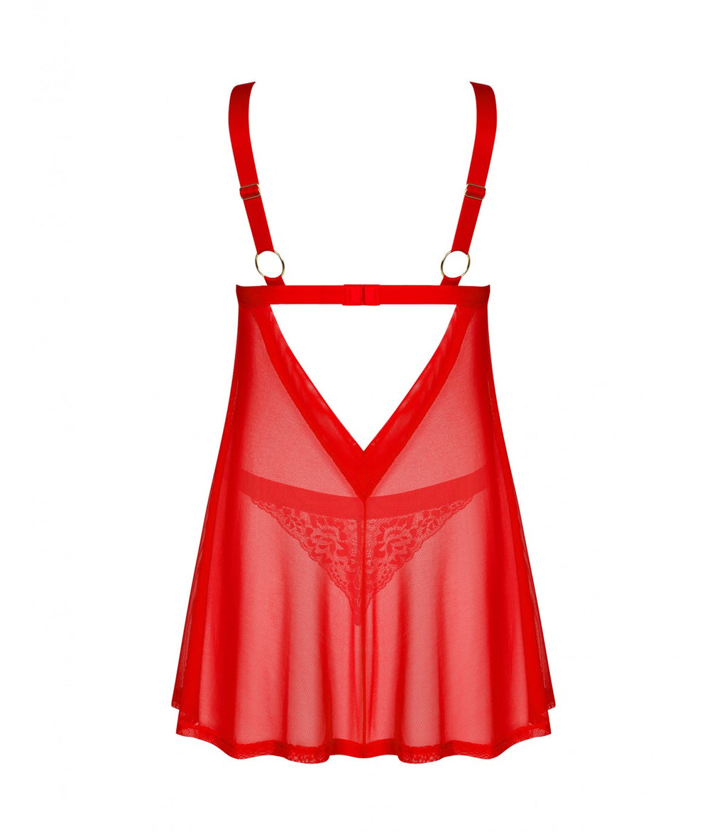 BABYDOLL AND THONG ELIANES M/L