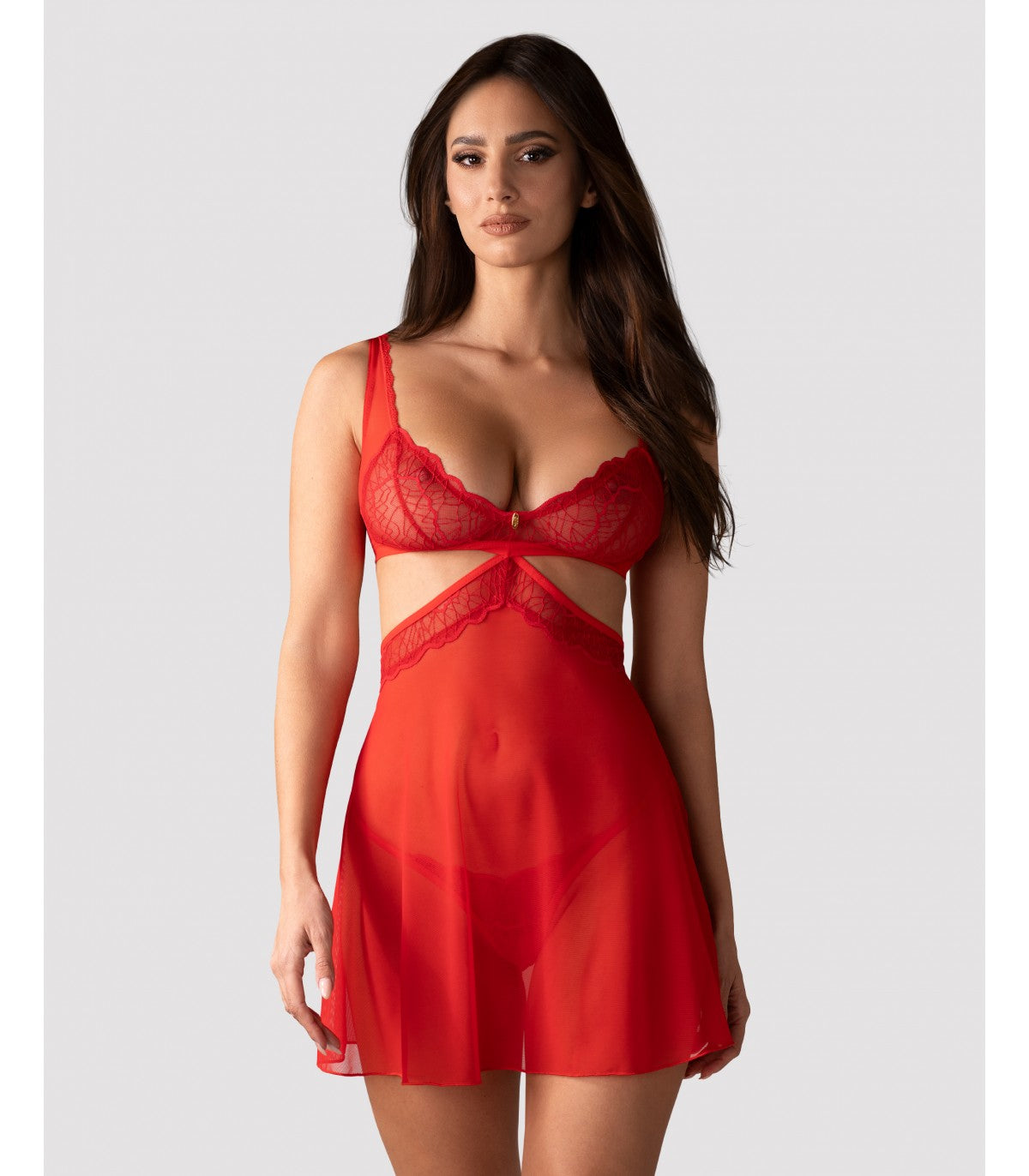 BABYDOLL AND THONG CUPID DESIRE 2XL/3XL