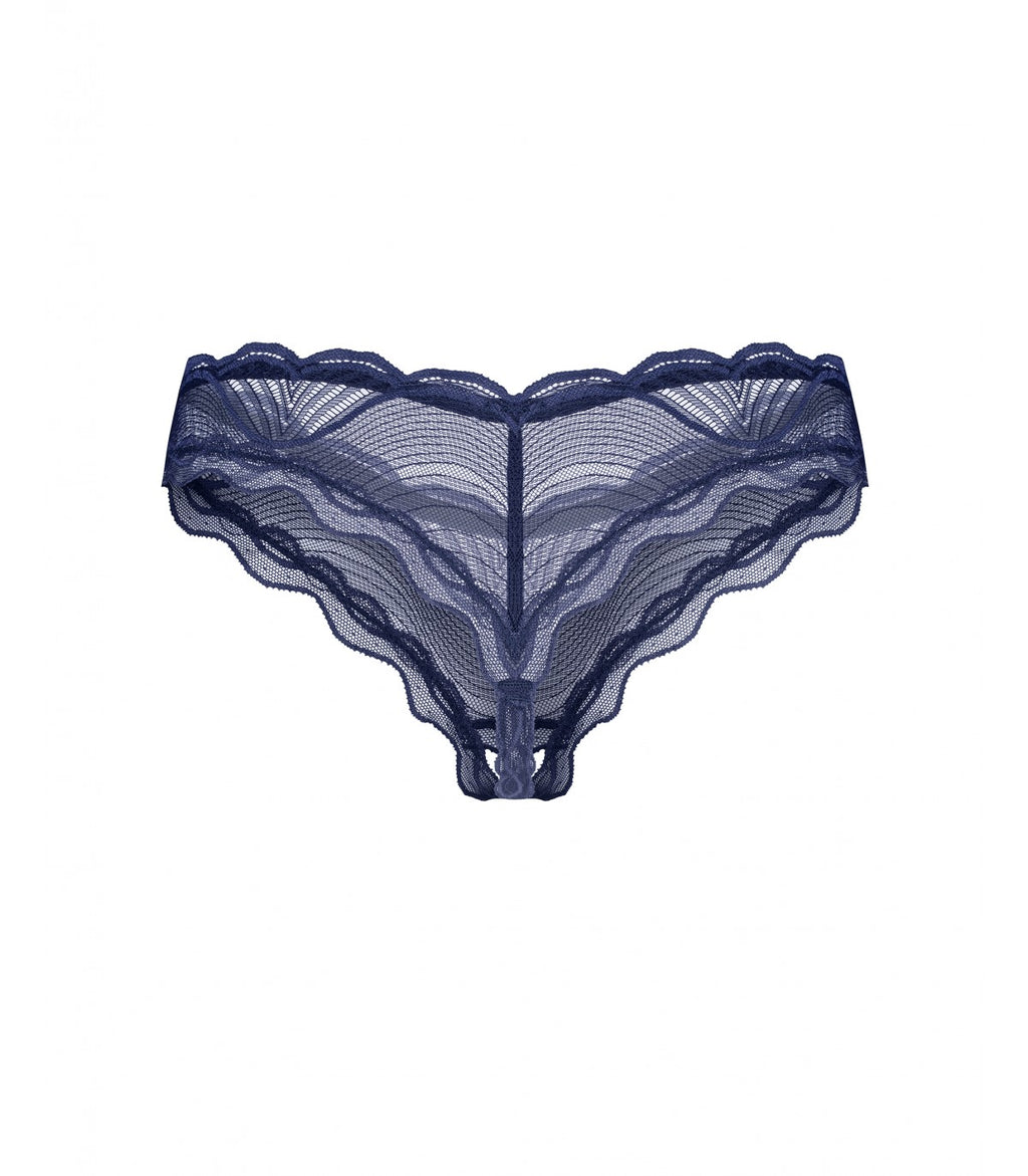 NIGHTLY BLUE THONG CROTCHLESS XL/2XL