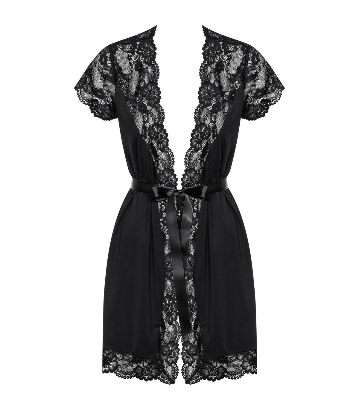 810-PEI-1 BLACK BATHROBE S/M