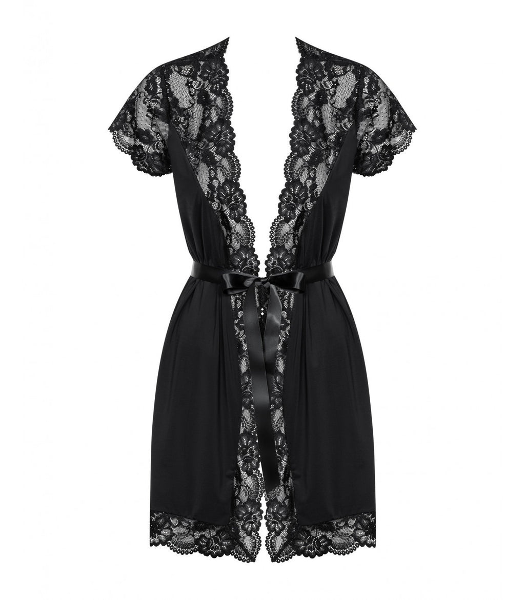 810-PEI-1 BLACK BATHROBE L/XL