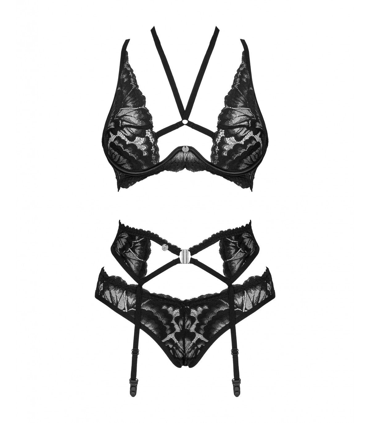 ALESSYA 3 PIECE SET BLACK M/L