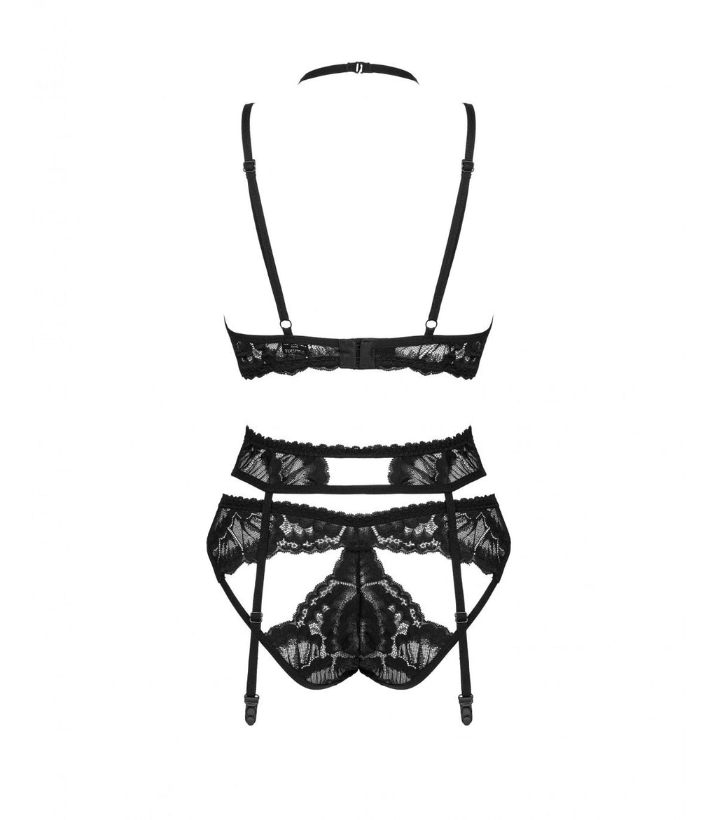 ALESSYA 3 PIECE SET BLACK M/L
