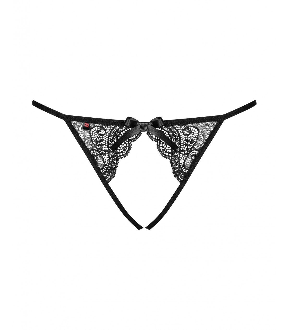 MIAMOR CROTCHLESS PANTIES BLACK L/XL