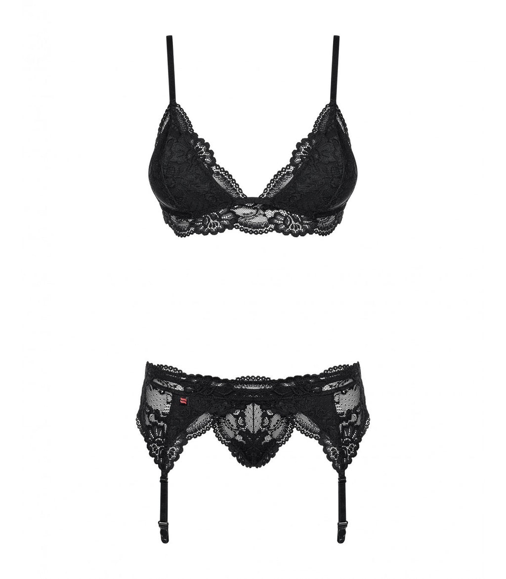 810-SEG-1 SET 3 PEZZI NERO L/XL