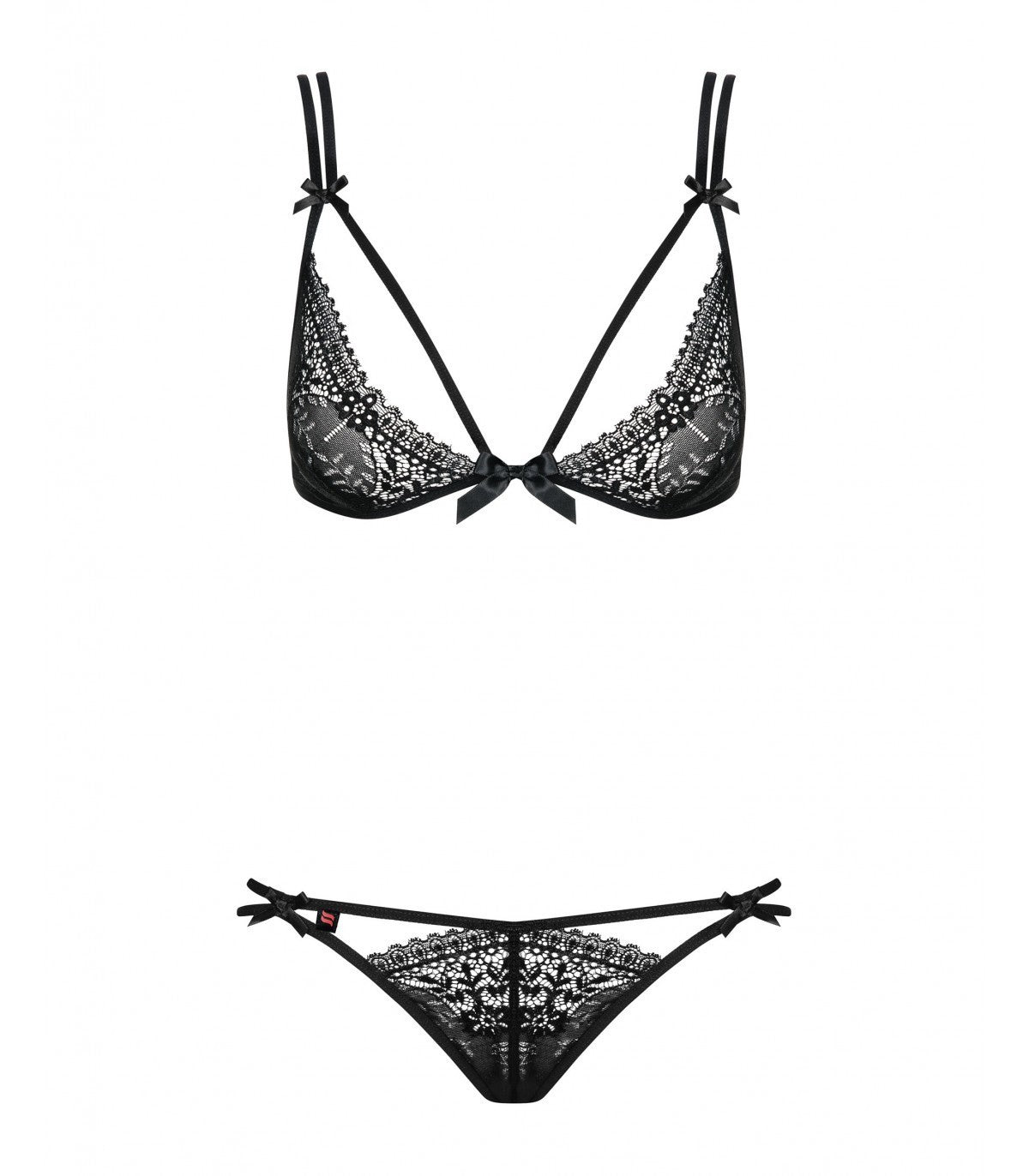 SET 2 PIECES INTENSE BLACK L/XL