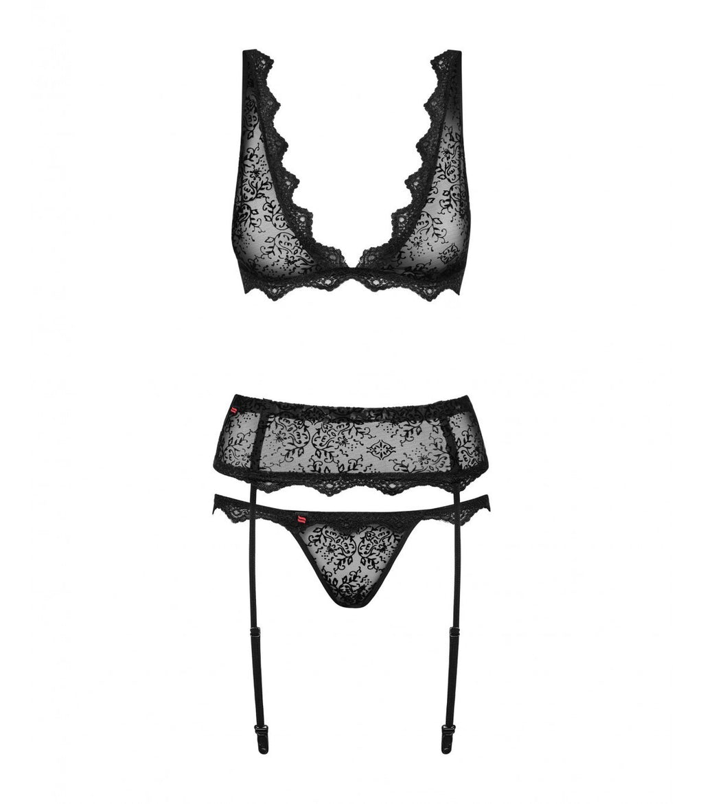 EMPERITA SET 3 PIECES BLACK L/XL