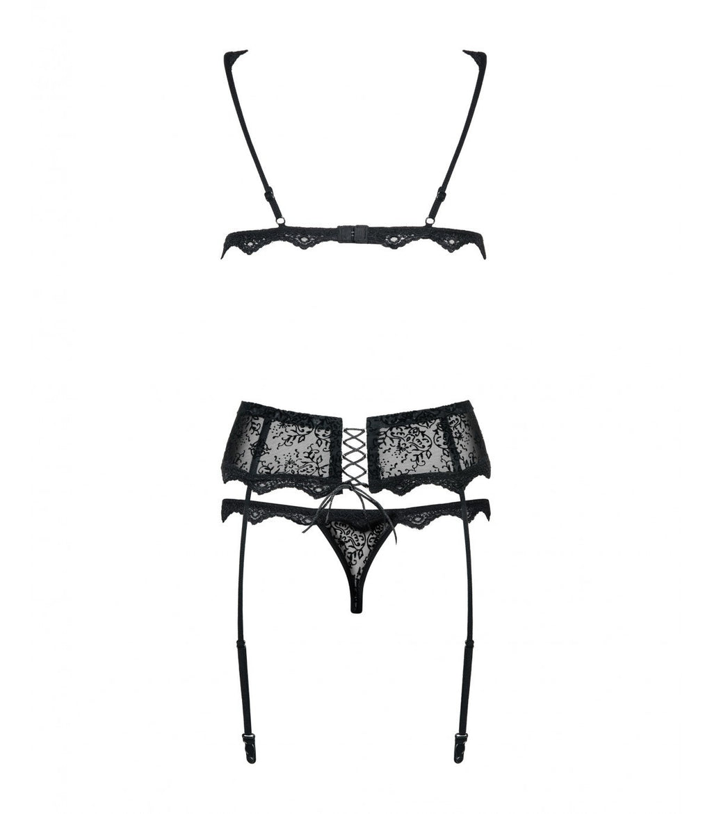 EMPERITA SET 3 PIECES BLACK L/XL