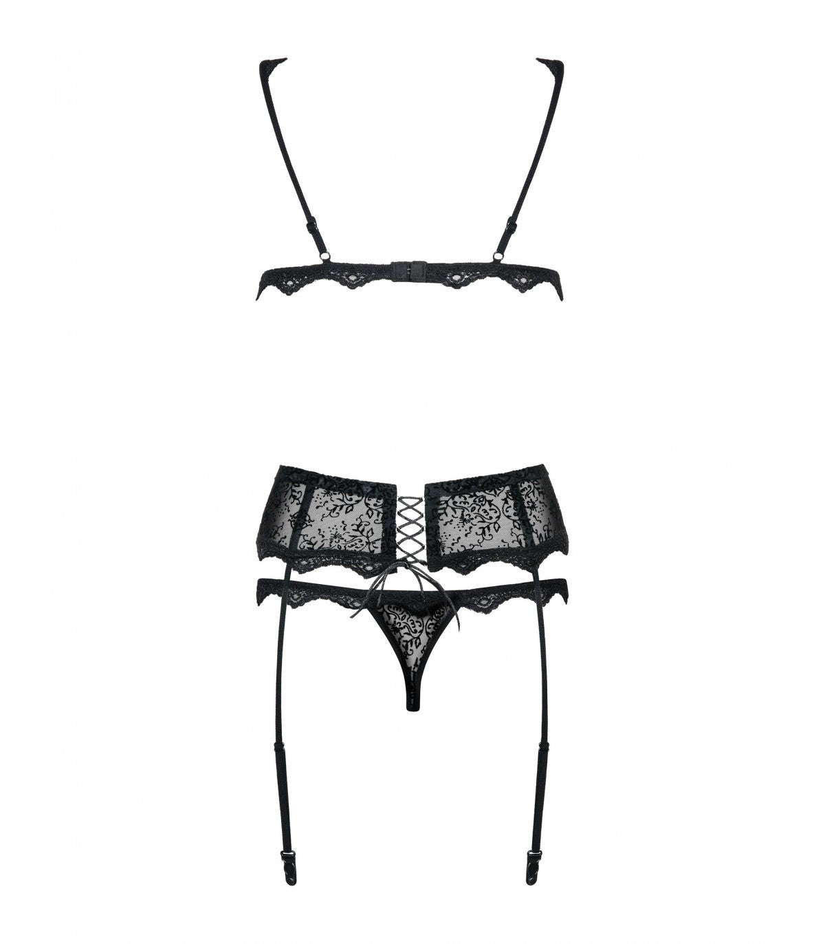 EMPERITA SET 3 PIECES BLACK L/XL