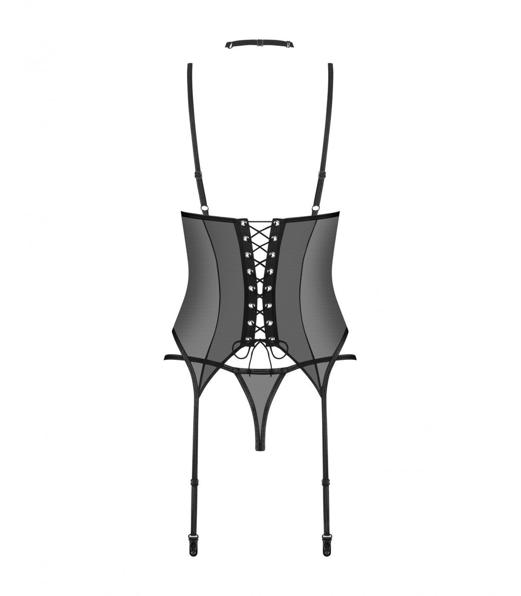 CORSET AND THONG DONARELLA M/L