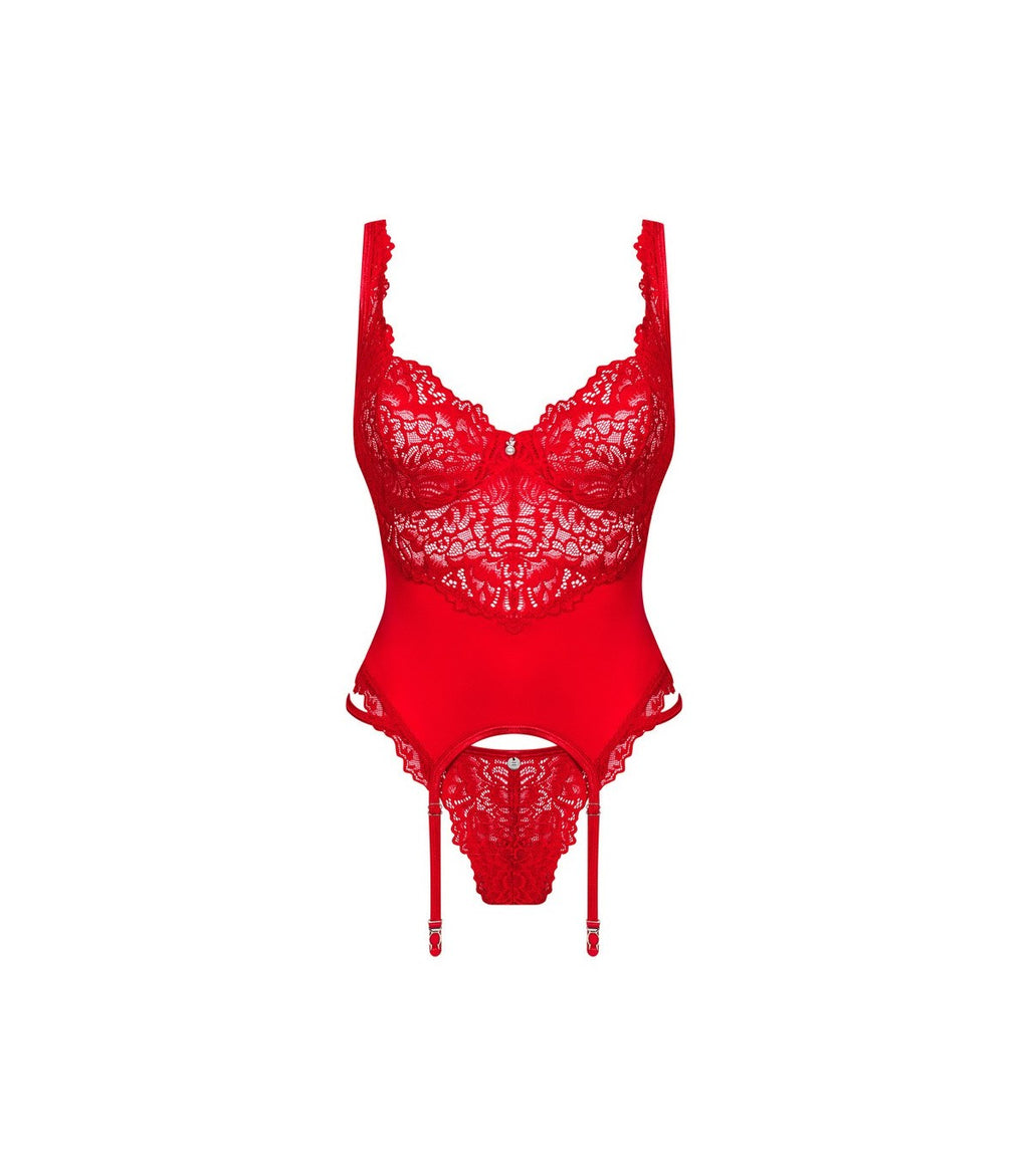LOVE CHERRIS CORSET AND THONG S/M