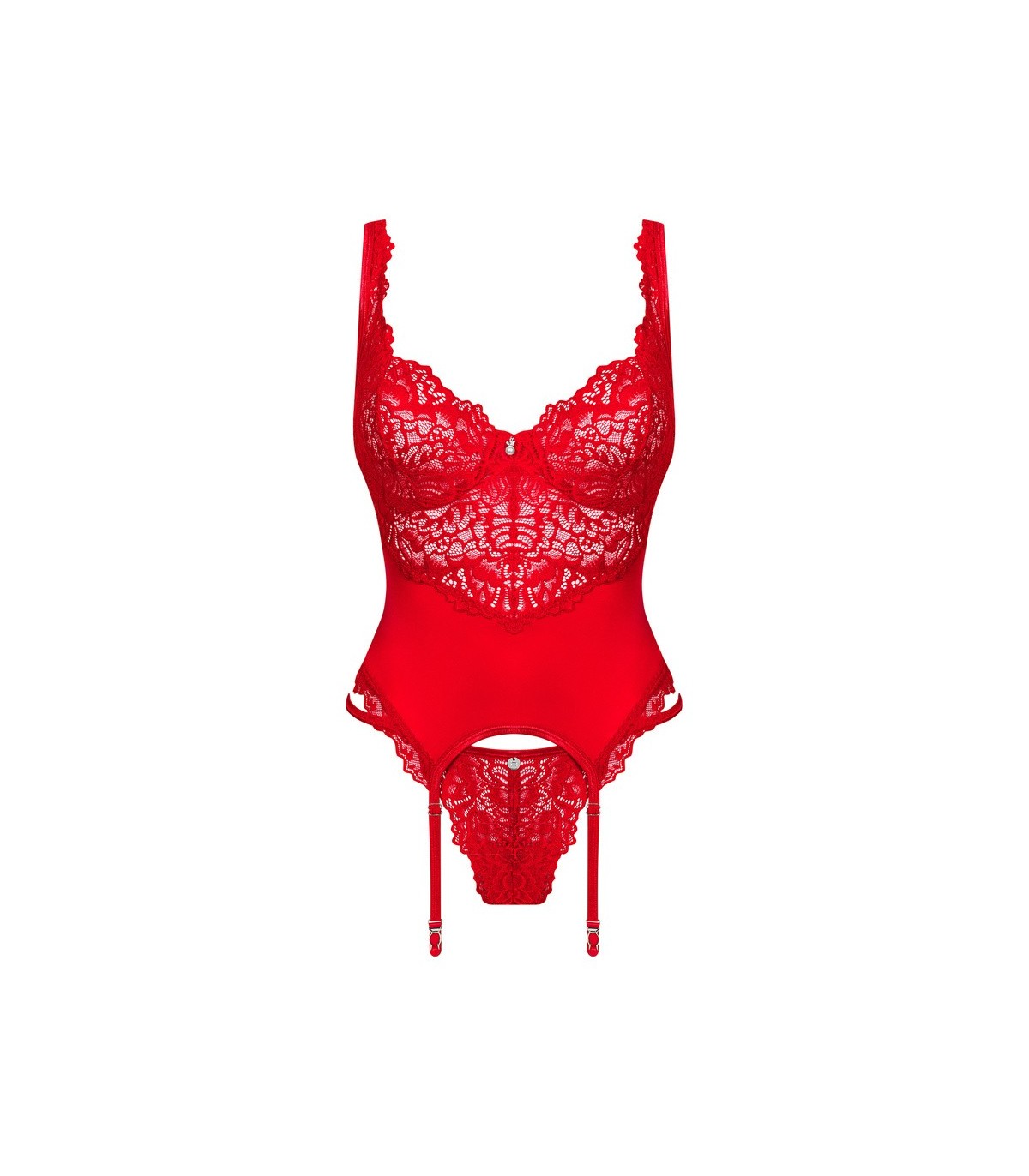 LOVE CHERRIS CORSET AND THONG S/M